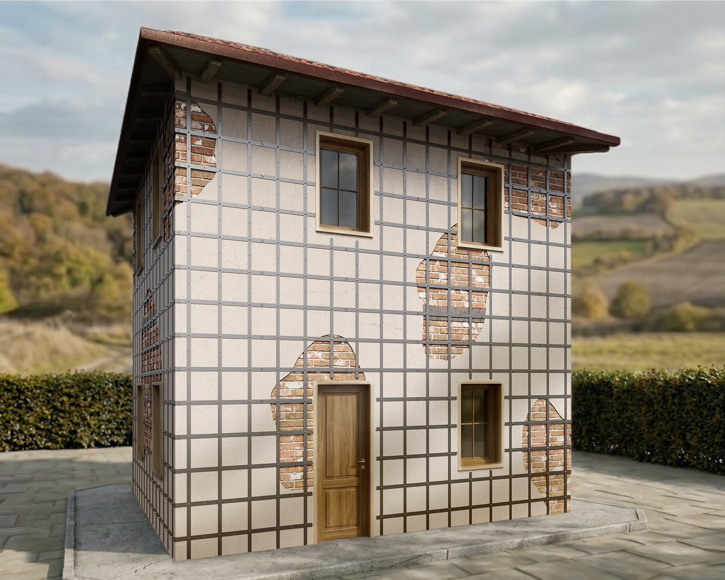 Sismagrid rinforzo sismico a secco